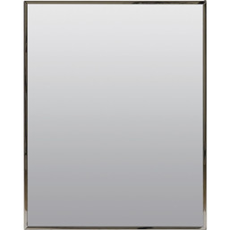 Zenith Stainless Steel 16.13 in W x 20.13 in H Recess or Surface Mount Medicine Cabinet with Mirror Surface