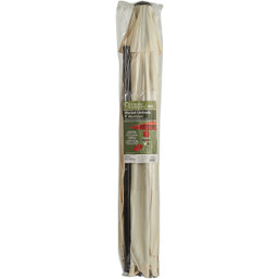 Outdoor Expressions 9 ft. Aluminum Tilt & Crank Cream Patio Umbrella