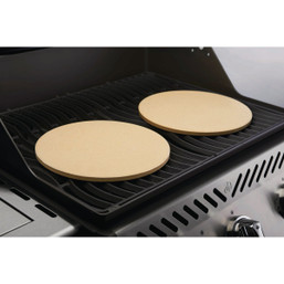 Napoleon 10-Inch Personal Sized Pizza / Baking Stone Set for Grill and TravelQ