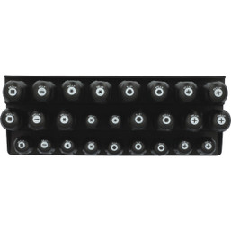 Stanley 26-Piece Screwdriver Set with Storage Stand - Ergonomic Handles, Chrome Steel Blades