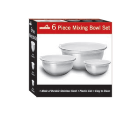 BOWL MIXING S/S 6PC W/LID #3213 1214518