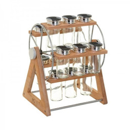 JAR SPICE WITH STAND 15 JARS 124112