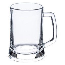 GLASS BEER 50 CL RAPHAEL HANDLE 124157