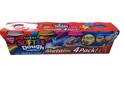 DOUGH SOFTEE 4PK METALLIC 141329