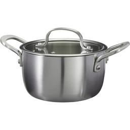 POT CASSEROLE W/LID STAINLESS 127813
