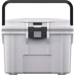 Pelican Elite 8 Qt. White & Gray Cooler - Personal Lunch Cooler with Separate Storage Compartments