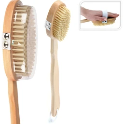 BRUSH BATH WOODEN HANDLE 127693