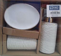 BATHROOM SET OF 3 128565