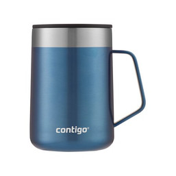 MUG SS W/HANDLE 14OZ BLUE 128570