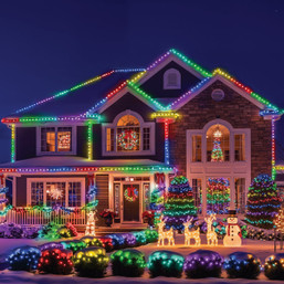 Ollny 300-LED APP-Controlled Smart RGBIC String Light Set