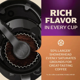 Mr. Coffee 5-Cup Programmable Coffee Maker with Strong Brew Mode, Black