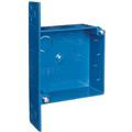 BOX PVC FLUSH BLUE 4X4 #501700 080631