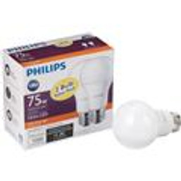 BULB LED 10.5W 2PK A19SW (75W) 081468