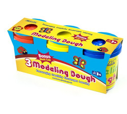 CLAY MODELLING MULTI COLOR 3PK 5 140907