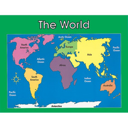 CHARTLET-WORLD MAP 6246 145002