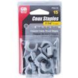 CLIP COAX GRAY 7/16" 15PCS 081917