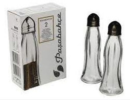 SHAKER SALT 2PC W/METAL COVER 1206086