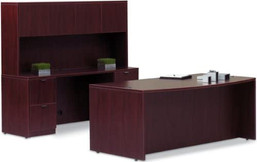 DESK BOW SHAPE OTG MAHOGANY 291124