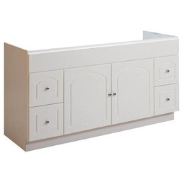 VANITY BASE SNOW WHITE ASPEN 60 076636