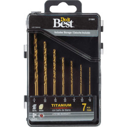 BIT HEX SHANK TI SET 7PC #310782 054644