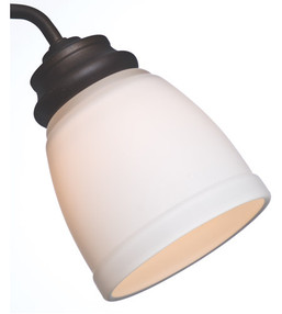 LAMP CASED WHITE GLASS - 4 PCS 087775