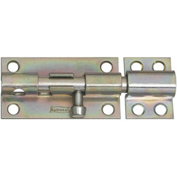 BOLT BARREL HEAVY ZINC 4" 091730
