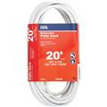 CORD EXT.WHITE 20' 16/3 MD-DUTY 080569