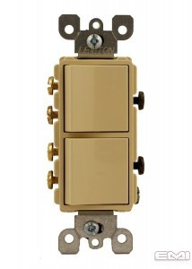 SWITCH COMBO LEVITON IVORY 3 WAY 087234