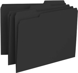 FOLDER FILE BLACK LETTER 145742