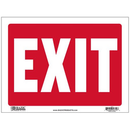 SIGN EXIT 9" X 12" BAZIC #S-17 146021