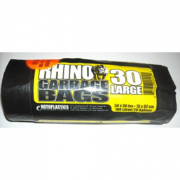 BAG GARBAGE LARGE 26GAL BLK 123634