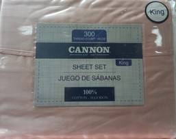 SHEET SET KING ROSE 100% COTTON 1207877