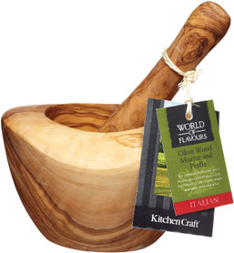MORTAR AND PESTLE OLIVE WOOD 1211758