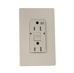 RECEPTACLE GFCI OUTLET WHITE 082090