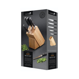 BLOCK KNIFE SET 5PC HALO 1203587