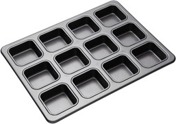 PAN BAKE BROWNIE 34X26CM N/S BLK 1203493