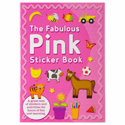 BOOK THE FABULOUS PINK STICKER 145485