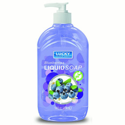 LUCKY LIQUID SOAP BLUEBERRY 14OZ 903209