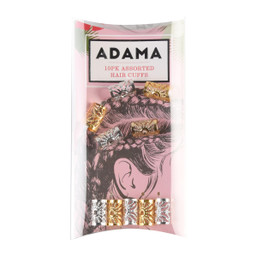 HAIR CUFFS SILVER AND GOLD 10PK 64666298