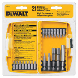 SCREWDRIVER BIT SET 21PC #DW2161 052519