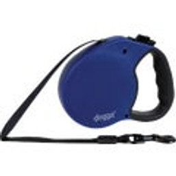 LEASH RETRACTABLE 16' LG BLU 160294