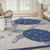 RUG NAVY BLUE 5'3X7'5 137459