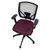 CHAIR OFFICE MESH BACK WINE 296110