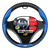 COVER STEERING WHEEL CARBON/BLUE 35.672
