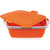 Drip EZ Jr. Orange 15.75 In. L. x 12.5 In. W. x 4.5 In. D. Collapsible Food Prep Tub