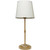 Westek Amerelle Galena Brushed Gold Rechargeable Indoor/Outdoor LED Lamp