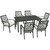 Outdoor Expressions Laguna Hills 7-Piece Dining Set with Steel Frame and Removable Cushions