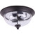 Home Impressions 13.75 Inch Oil Rubbed Bronze Flush Mount Ceiling Light Fixture with Dimming