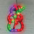 Alpine 16 Inch LED Multi-Color Flashing Christmas Snowman * Indoor & Outdoor Holiday Decor