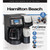 Hamilton Beach FlexBrew Trio 12-Cup Coffee Maker with Single-Serve and Ground Coffee Options